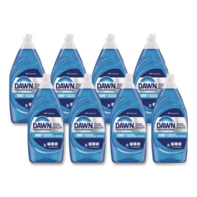 Manual Pot/Pan Dish Detergent, Original Scent, 38 Oz Bottle, 8/Carton