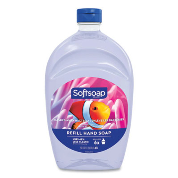 Liquid Hand Soap Refill, Fresh Scent, 50 Oz, 6/Carton