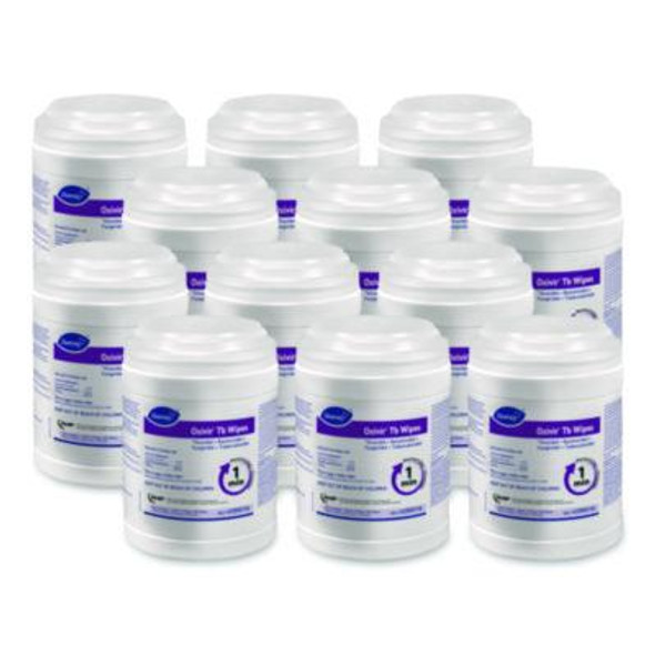 Oxivir Tb Disinfectant Wipes, 7 x 6, White, 160/Canister, 12 Canisters/Carton