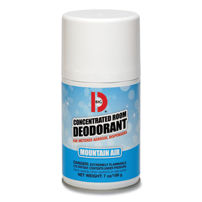 Metered Concentrated Room Deodorant, Mountain Air, 7 Oz Aerosol Spray, 12/Carton