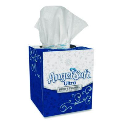 Ps Ultra Facial Tissue, 2-Ply, White, 96 Sheets/Box, 10 Boxes/Carton