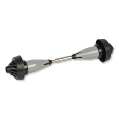 Coreless High Capacity Spindle Kit, Plastic, 3.66" Roll Size, Type C, Gray, 2/Kit