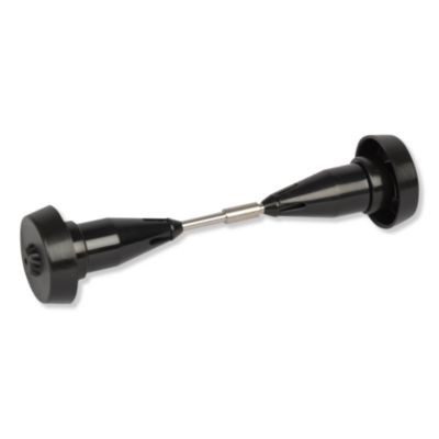 Coreless High Capacity Spindle Kit, Plastic, 3.66" Roll Size, Black, 2/Kit