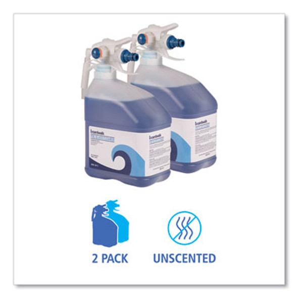 Pdc Glass Cleaner, Unscented, 3 L Bottle, 2/Carton