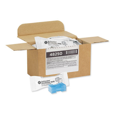 Activeaire Automated Freshener Dispenser Refill, Coastal Breeze, Cartridge, 12/Carton