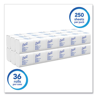 Hygienic Bath Tissue, Septic Safe, 2-Ply, White, 250 Sheets/Pack, 36 Packs/Carton