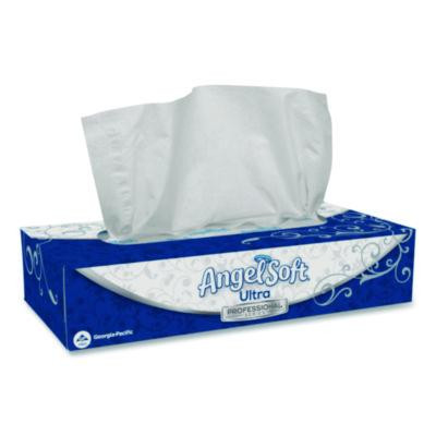 Ps Ultra Facial Tissue, 2-Ply, White, 125 Sheets/Box, 10 Boxes/Carton
