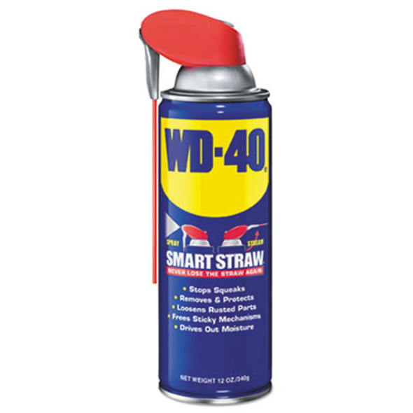 Smart Straw Spray Lubricant, 12 Oz Aerosol Can, 12/Carton