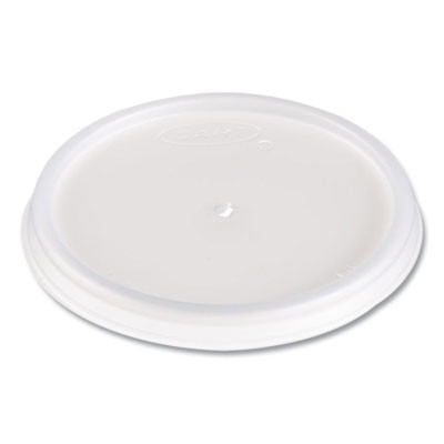 Plastic Lids, Vented, Fits 4 Oz Hot Cups, Translucent, 100/Pack, 10 Packs/Carton