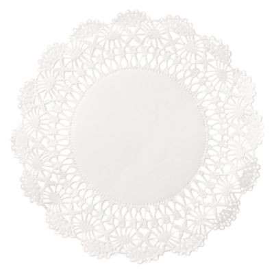 Cambridge Lace Doilies, Round, 10", White, 1,000/Carton