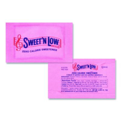 Zero Calorie Sweetener, 1 g Packet, 400/Box, 4 Box/Carton