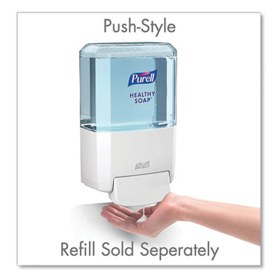 Es4 Soap Push-Style Dispenser, 1,200 Ml, 4.88 X 8.8 X 11.38, White