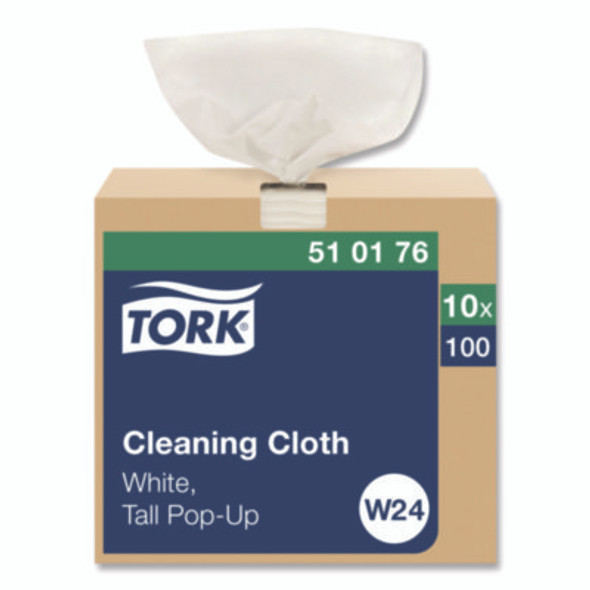 Cleaning Cloth, 8.46 X 16.13, White, 100 Wipes/Box, 10 Boxes/Carton