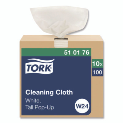 Cleaning Cloth, 8.46 X 16.13, White, 100 Wipes/Box, 10 Boxes/Carton