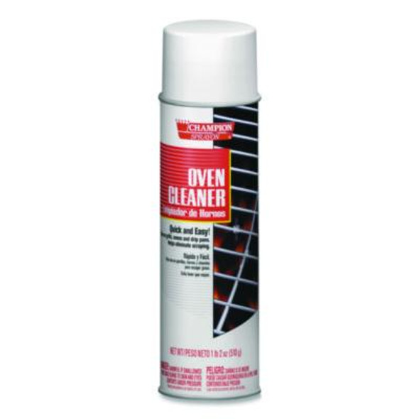 Champion Sprayon Oven Cleaner, 18 Oz Aerosol Spray, 12/Carton
