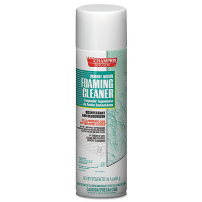Instant Action Foaming Cleaner/Disinfectant, Unscented, 17 Oz, Aerosol Spray, 12/Carton