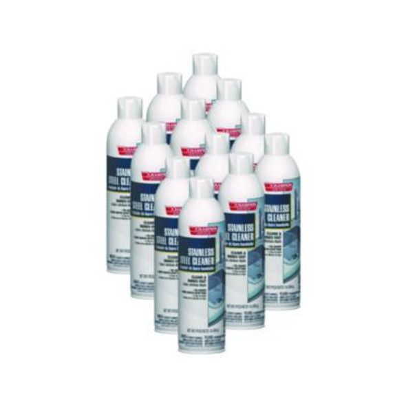 Champion Sprayon Stainless Steel Cleaner, 16 Oz Aerosol Spray, 12/Carton