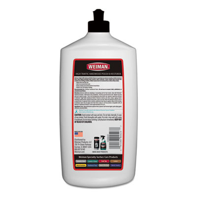 High Traffic Hardwood Polish And Restorer, Slight Acrylic Scent, 32 Oz Squeeze Bottle