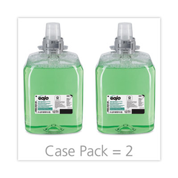 Green Certified Foam Hair And Body Wash, Cucumber Melon Scent, 2,000 Ml, 2/Carton