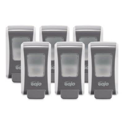 Fmx-20 Soap Dispenser, 2 L, 6.5 x 4.7 x 11.7, White/Gray, 6/Carton