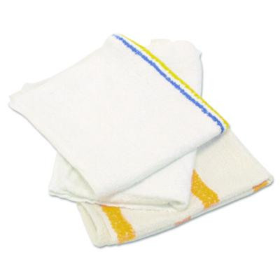 Value Counter Cloth/Bar Mop, 14 x 17, White, 25 Pounds/Bag