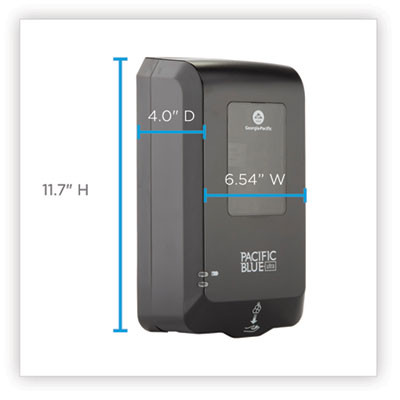 Pacific Blue Ultra Automated Touchless Soap/Sanitizer Dispenser, 1,000 Ml, 6.54 X 11.72 X 4, Black