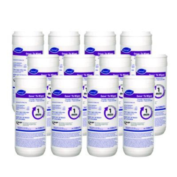 Oxivir Tb Disinfectant Wipes, 7 x 6, White, 60/Canister, 12 Canisters/Carton