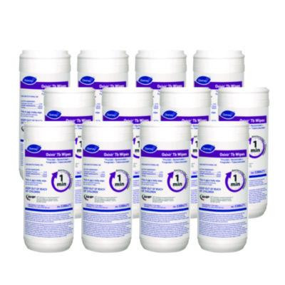 Oxivir Tb Disinfectant Wipes, 7 x 6, White, 60/Canister, 12 Canisters/Carton