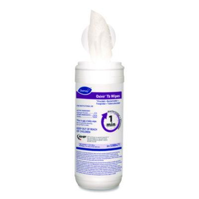 Oxivir Tb Disinfectant Wipes, 7 x 6, White, 60/Canister, 12 Canisters/Carton