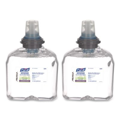 Advanced Hand Sanitizer Green Certified Tfx Refill, Foam, 1,200 Ml, Fragrance-Free, 2/Carton