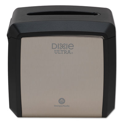 Tabletop Napkin Dispenser, 7.6 x 6.1 x 7.2, Stainless Black