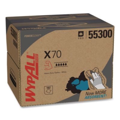 X70 Cloths, 12.5 x 16.8, White 192/Carton