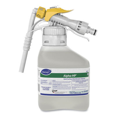 Alpha-Hp Multi-Surface Disinfectant Cleaner, Citrus Scent, 1.5 L Rtd Spray Bottle, 2/Carton