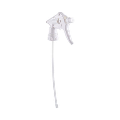 General Purpose Trigger Sprayer, 8" Tube, Fits 16 Oz To 24 Oz Bottles, White, 24/Carton
