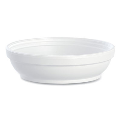 Insulated Foam Bowls, 5 Oz, White, 50/Pack, 20 Packs/Carton