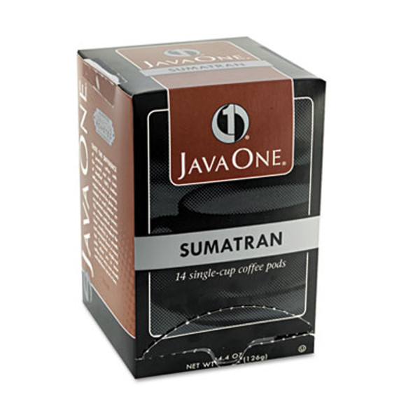 Coffee Pods, Sumatra Mandheling, Single Cup, 14/Box