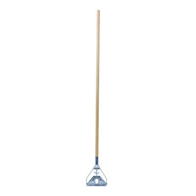 Quick Change Metal Head Mop Handle For No. 20 And Up Heads, 62", Natural