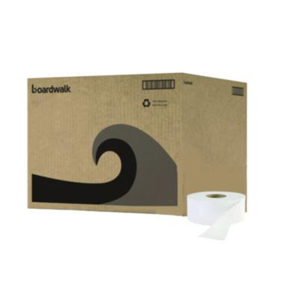 Jrt Jr. Bath Tissue, Jumbo, Septic Safe, 1-Ply, 3.3" x 2,000 Ft, White, 12 Rolls/Carton