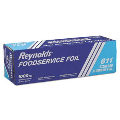 Metro Aluminum Foil Roll, Standard Gauge, 12" x 1,000 Ft