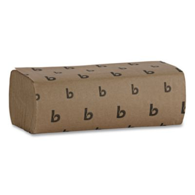 Multifold Paper Towels, 1-Ply, 9 x 9.45, Natural, 250/Pack, 16 Packs/Carton