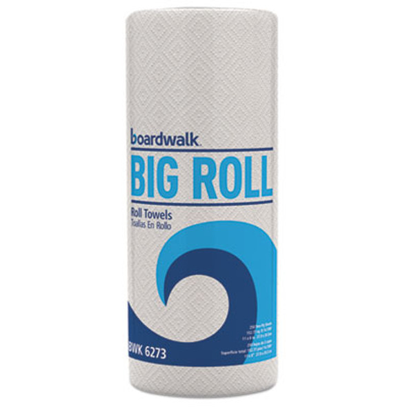 Kitchen Roll Towel, 2-Ply, 11 X 8.5, White, 250/Roll, 12 Rolls/Carton