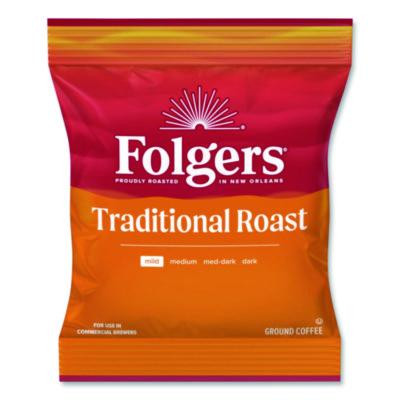 Traditional Roast Ground Coffee Fraction Packs, Traditional Roast, 2Oz, 42/Carton