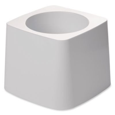 Commercial-Grade Toilet Bowl Brush Holder, White