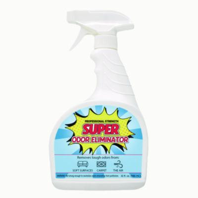 Super Odor Eliminator, 32 Oz Spray Bottle, 6/Carton