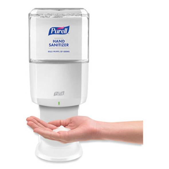 Es6 Touch Free Hand Sanitizer Dispenser, 1,200 Ml, 5.25 X 8.56 X 12.13, White