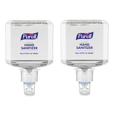 Advanced Hand Sanitizer Foam, For Es6 Dispensers, 1,200 Ml Refill, Clean Scent, 2/Carton