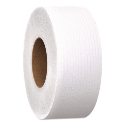 Essential 100% Recycled Fiber Jrt Bathroom Tissue For Business, Septic Safe, 2-Ply, 3.55" x 1,000 Ft, White, 12 Rolls/Carton