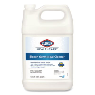 Bleach Germicidal Cleaner, Unscented, 128 Oz Refill Bottle