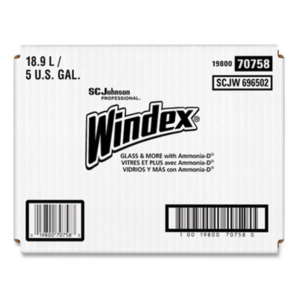 Glass Cleaner With Ammonia-D, 5 Gal Bag-In-Box Dispenser