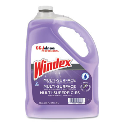 Non-Ammoniated Glass/Multi Surface Cleaner, 128 Oz Bottle